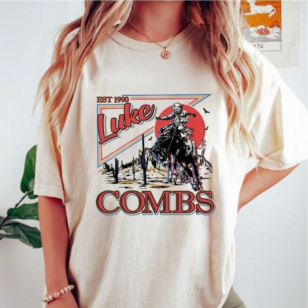 Coors Cowboy Luke Combs TourCountry Music T-Shirt